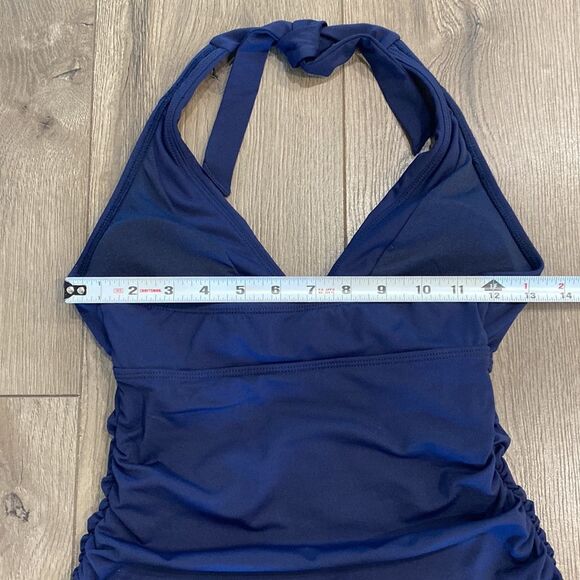 Athleta‎ Blue Halter Tankini Swim Top Size XXS - Picture 8 of 11